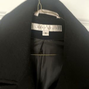 BNWT Black Winter Coat Larry Levine